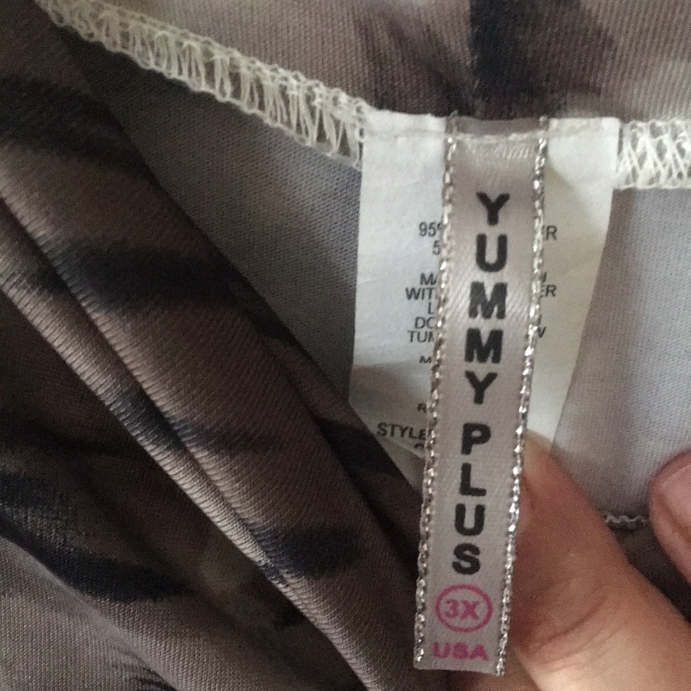 yummy 3x brown tie dye maxi skirt - Picture 3 of 5